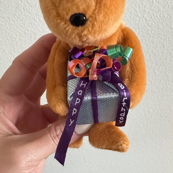 Ty Tan Teddy Bear with Gift Box - Picture 4 of 5